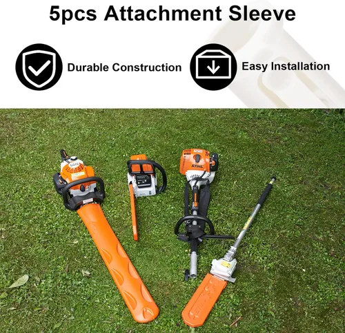 Miniatura 7 de deawater 4140-791-7207 41407917207 Funda de fijación, 5 unidades de repuesto de manguito de tubo de accionamiento compatible con Stihl Kombi System