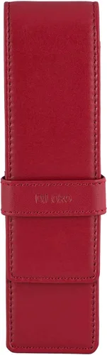 Miniatura 14 de DiLoro Estuche doble de cuero para lápices para dos bolígrafos y lápices (negro)