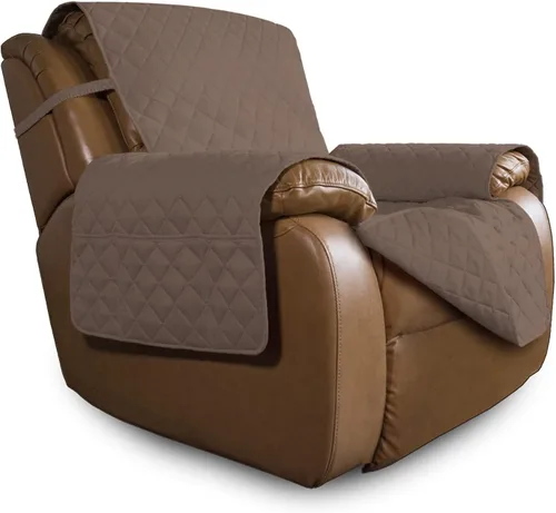 Miniatura 10 de Easy-Going - Funda para sofá, futón y sillón sin reposabrazos, reversible, resistente al agua, para mascotas y niños (azul oscuro/azul claro)
