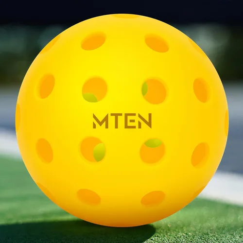 Miniatura 5 de MTEN Pelotas de pickleball para exteriores, aprobadas por USAPA, paquete de 12 bolas de pickleball de 40 agujeros para exteriores, alto rebote