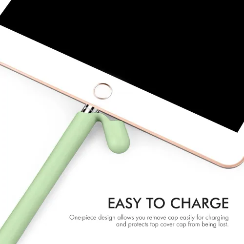 Miniatura 4 de AhaStyle Funda protectora de silicona antideslizante [kit de correas de adaptador de cable añadido] compatible con iPad Pencil de 1ª