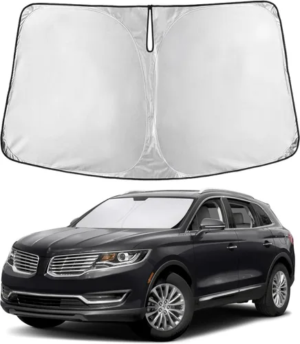 Miniatura 34 de EcoNour Parasol para parabrisas compatible con Hyundai Tucson 2016-2019 2020 2021, visera solar para parabrisas delantero y ventana, bloqueador