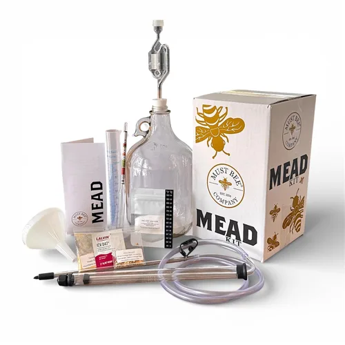 Miniatura 8 de Mead Making Kit – Kit de Mead de 1 galón para hacer tu propio vino de miel con equipo reutilizable – Prepara un delicioso Mead estilo Metheglin