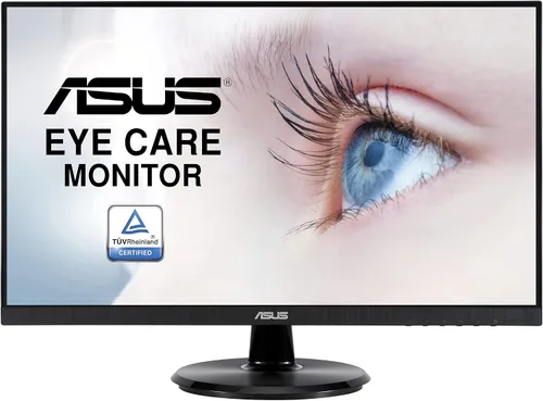 ASUS Monitor de escritorio de 24 pulgadas - 1080P Full HD, 75Hz, IPS, sincronización adaptativa/FreeSync, cuidado de los ojos, HDMI DisplayPort VGA,