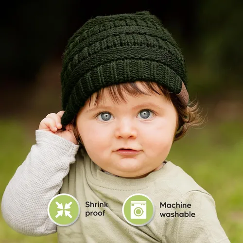 Miniatura 141 de KeaBabies 3-Pack Baby Beanies for Boys, Girls - Stretchy Knit Baby Hats, Cute Newborn