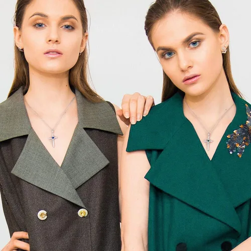Miniatura 6 de AmorAime - Collar de cruz de plata de ley 925 para mujeres y hombres con circonita cúbica 5A para adolescentes y niñas, regalos para Navidad
