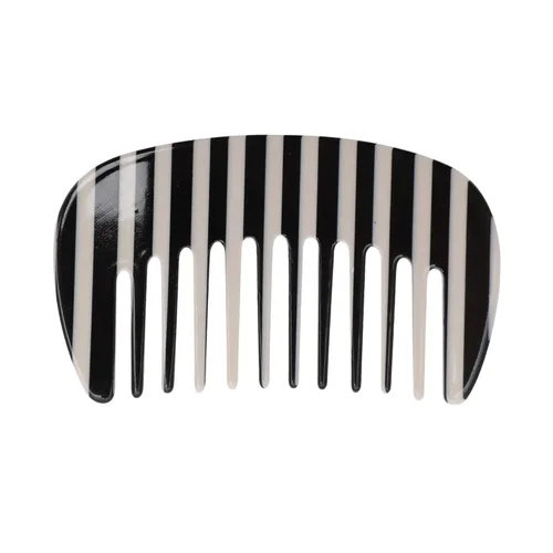 Miniatura 13 de VOCOSTE Peine para el cabello de dientes anchos, peine antiestático de tamaño de bolsillo para cabello grueso, rizado, cuidado del cabello, peine
