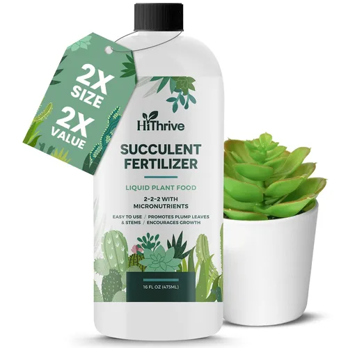 Fertilizante para suculentas de 16 onzas, hace que 32 galones de alimento para plantas suculentas vivas, fertilizante líquido para suculentas,