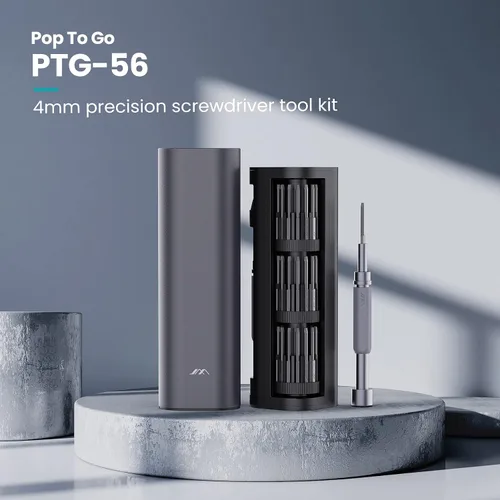 Miniatura 5 de JIMIHOME Juego de destornilladores de precisión de 56 piezas, incluye 42 puntas, kit de destornilladores con funda de transporte de acero aleado