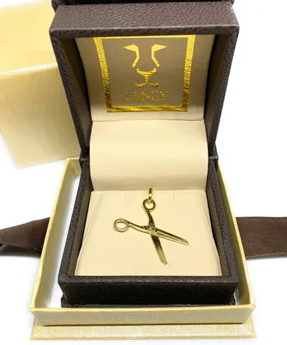 Miniatura 3 de Leney Dije colgante de tijeras de oro de 18 quilates, Metal, No es una piedra preciosa