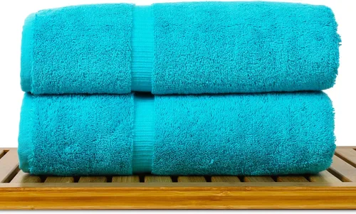 Miniatura 60 de Colección de calidad de hotel y spa, altamente absorbente y de secado rápido, 100% algodón turco, 750+ GSM, toallas ecológicas, toallas con borde