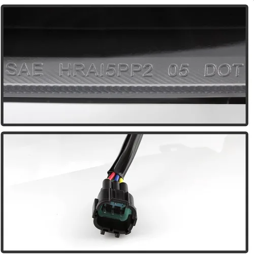 Miniatura 3 de AKKON - Faros de repuesto LED DRL de día con anillo doble halo y bisel negro para Nissan Titan Armada