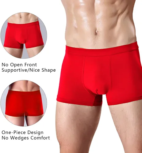 Miniatura 2 de AMZCHPC Calzoncillos tipo bóxer de algodón para hombre, paquete de 5