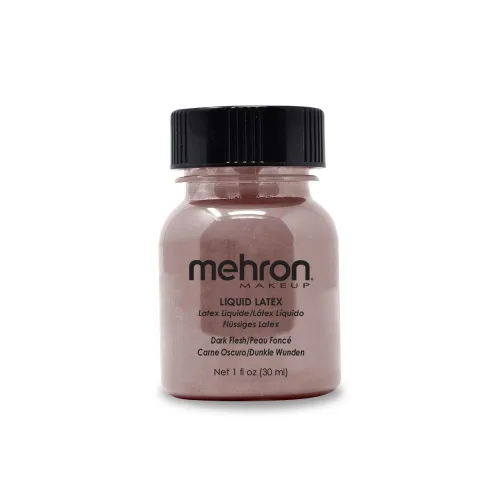 Miniatura 12 de Mehron - Látex líquido para maquillaje Maquillaje SFX Halloween Pegamento de látex para la piel Pegamento para prótesis 9 fl oz (266 ml)