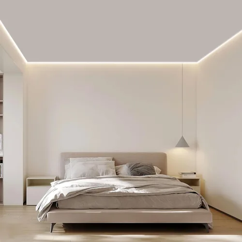 Miniatura 5 de Kit de tira de luz LED blanca de 20 pies, tira de luz de 6500 K, 360 LED de 12 V, tiras de luz LED flexibles para dormitorio, cocina, debajo