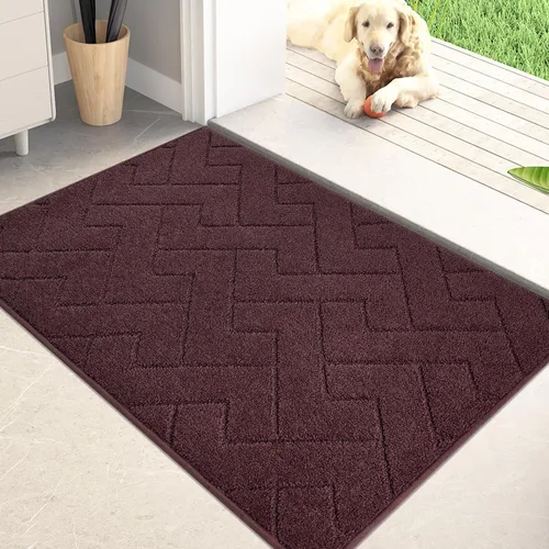 Miniatura 23 de PURRUGS Alfombra de fácil cuidado de 6 x 9 pies, antideslizante, lavable a máquina, tapete para puerta de perro, resistente a las manchas