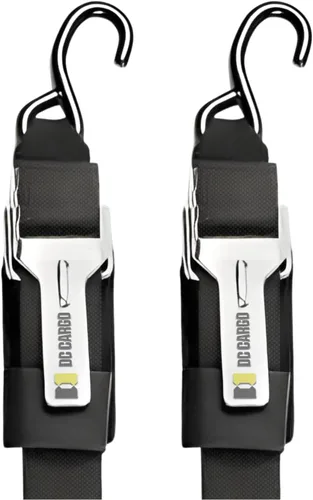 Miniatura 11 de DC Cargo Mall Correas de trinquete retráctiles automáticas atornilladas – (paquete de 2) 1 pulgada x 6 pies – 600 libras de resistencia a la rotura
