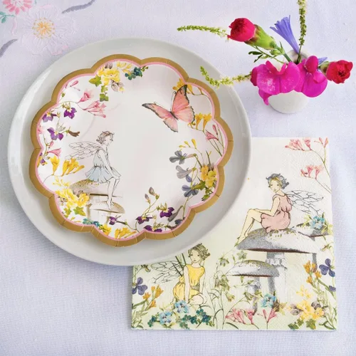 Miniatura 4 de Talking Tables Servilleta de mariposa de hadas (TSFAIRY-SERVILLETA)