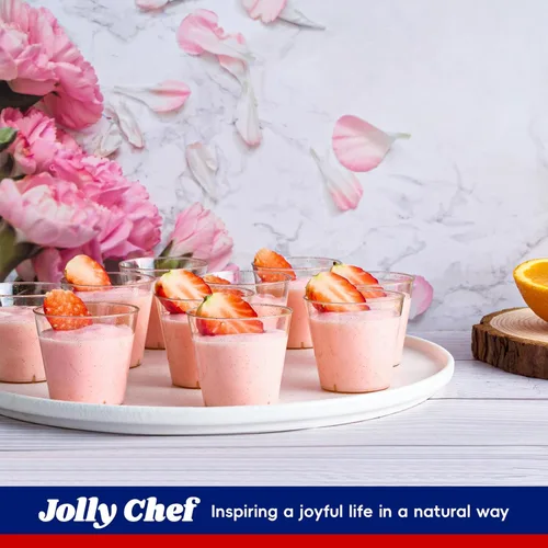 Miniatura 6 de JOLLY CHEF Paquete de 500 vasos de chupito de 1 onza con purpurina dorada, vasos desechables con purpurina para boda, día de Acción de Gracias