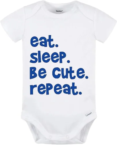 Miniatura 2 de Mono de bebé Eat Sleep Be Cute Repeat