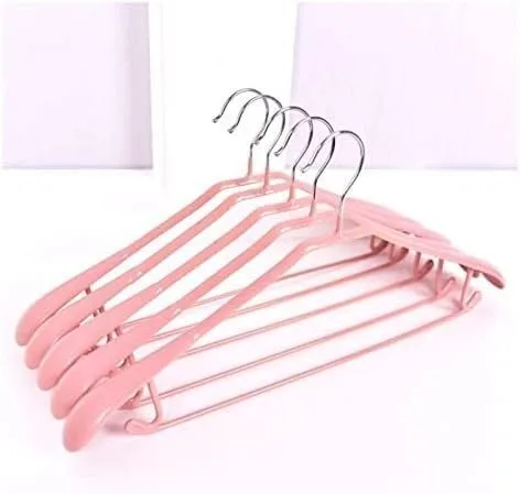 Miniatura 15 de Perchero organizador de ropa, perchas de ropa / perchas para abrigos, 10 perchas de metal antideslizante sin costuras para el hogar para colgar ropa