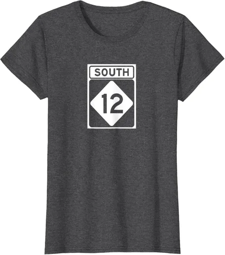 Miniatura 4 de Highway 12 South NC Outer Banks North Carolina Hwy - Camiseta, Negro, S
