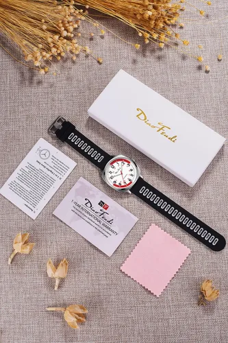 Miniatura 6 de Diaofendi Reloj de enfermera impermeable para profesionales médicos, mujeres y hombres, 24 horas con segunda mano, esfera militar fácil de leer