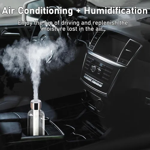 Miniatura 5 de Milltrip Humidificador portátil de niebla fría, mini humidificador portátil, humidificadores de botella de agua USB de 10.1 fl oz, humidificadores