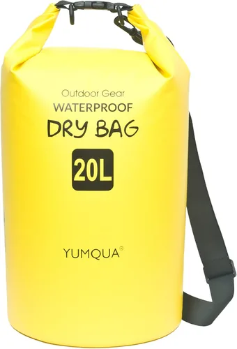 Miniatura 22 de YUMQUA Bolsas secas impermeables 5L/10L/20L/30L/40L para mujeres y hombres, bolsa seca flotante enrollable bolsa de almacenamiento impermeable