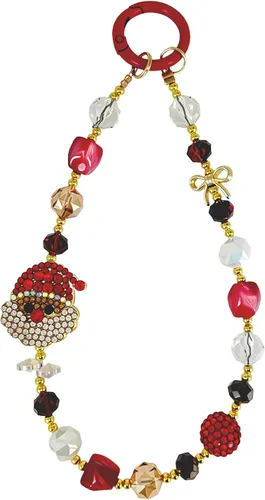 Miniatura 14 de Correa de muñeca para teléfono con cuentas de perlas, pulsera de teléfono desmontable con lengüeta de sujeción, pulsera universal con cuentas