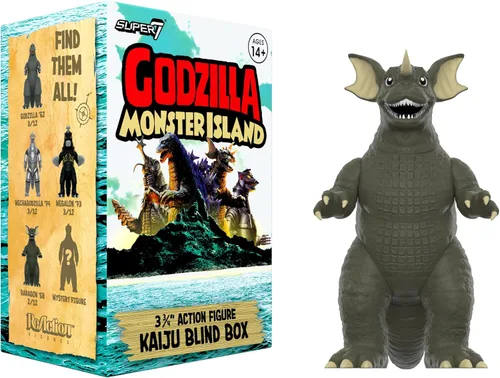 Miniatura 3 de Super7 Toho Godzilla Monster Island Caja Sorpresa - (Paquete de 12) Figuras de acción de Godzilla Toho de 3.75" Figuras coleccionables clásicas