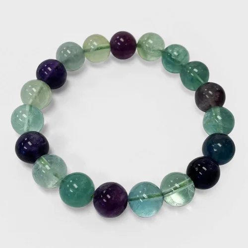 Miniatura 379 de Gem Avenue Handmade Round Bead Stretch Bracelet Unisex Natural Stone Beaded Jewelry for Men & Women, Elastic Wristband for Daily Wear
