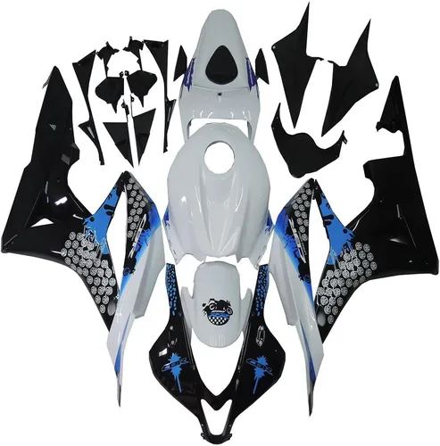 Miniatura 17 de Carenado negro brillante para Honda 2007 2008 CBR600RR CBR 600RR nueva inyección ABS plásticos cuerpo kit cuerpo trabajo 07 08