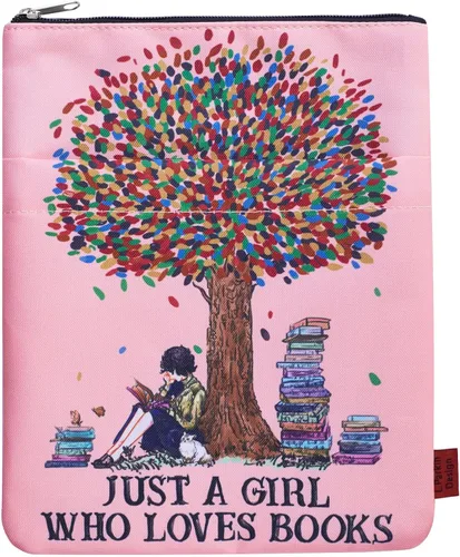 Miniatura 37 de Funda de libro para los amantes de los libros, protector de libros, fundas de libro para libros de tapa blanda, tela lavable, fundas de libro