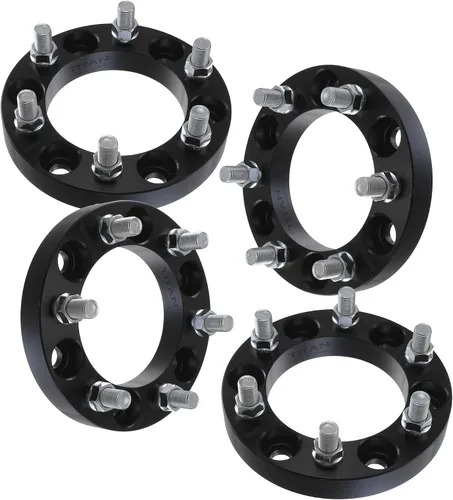 Miniatura 2 de Espaciadores de rueda de 2" 6x5.5 - Postura más amplia, mayor holgura, compatible con Infiniti, compatible con camionetas y SUVs Nissan - 2 pulgadas