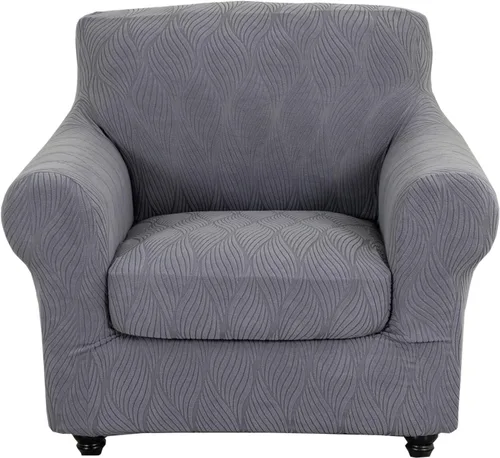 Miniatura 42 de KRFOONN - Fundas elásticas de 4 piezas para sillón y sofá, funda con estampado y 3 fundas independientes para cojines de asiento, lavables, Color01