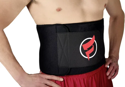 Miniatura 8 de Fitru Cinturón Reductor de Cintura Sauna para Mujeres y Hombres - Envoltura Abdominal para Entrenamiento de Cintura Negro