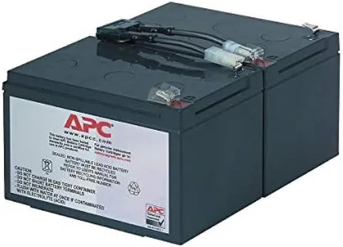 APC RBC48 UPS Repuesto de cartucho de batería para SMT750, SUA750 y otros modelos selectos. Negro