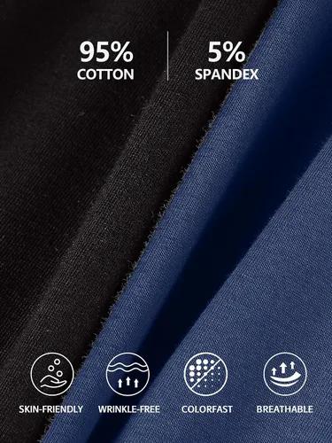 Miniatura 21 de Camisa Attraco de algodón, con tirantes estilo espagueti, con brasier incorporado, 2 paquetes, para mujer