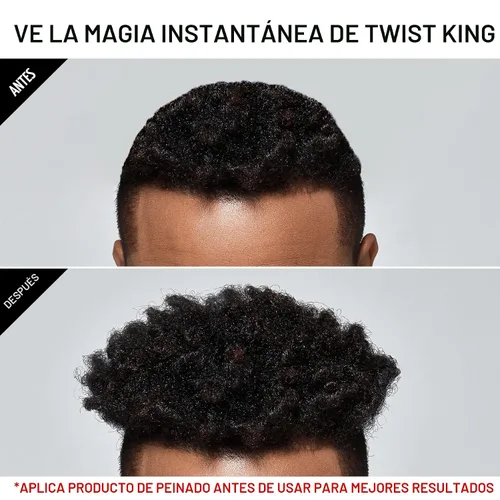 Miniatura 7 de RED by Kiss BowWow Twist King - Peine de estilor de lujo premium para trenzar y rizar, duradero y lavable, alternativa a la esponja para barberos