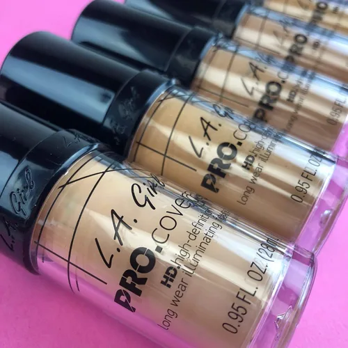 Miniatura 6 de Base de maquillaje líquida L.A. Girl Pro Coverage, Beige
