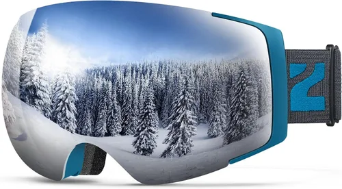 Miniatura 11 de ZIONOR X4 Ski Goggles Magnetic Lens - Snowboard Goggles for Men Women Adult - Snow Goggles Anti-fog UV Protection