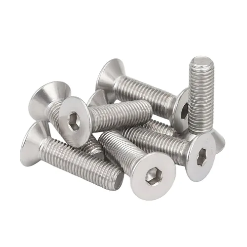 Miniatura 15 de NACX Tornillos de cabeza plana avellanados Phillips M6 x 0.551 in, A2-70, tono plateado, acero inoxidable 304, 60