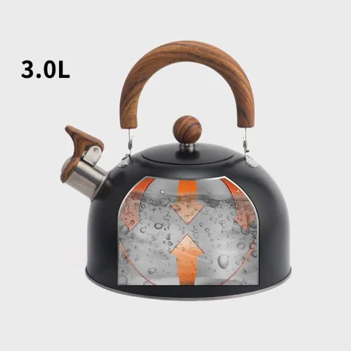 Miniatura 3 de Hervidor de té silbante – Hervidor de té de 3.1 cuartos de galón, tetera silbante de acero inoxidable para estufa, tetera silbato de 3 litros