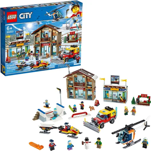 Miniatura 3 de LEGO City Ski Resort 60203 Kit de construcción de juguete de nieve para niños (806 piezas)