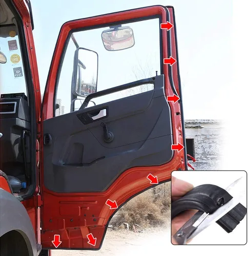 Miniatura 8 de DGSL Burletes para Automóvil, Tira de Sello de Puerta Automotriz de 10 Pies con Sello de Goma de Bulbo Lateral para Automóviles, Barcos, Camiones