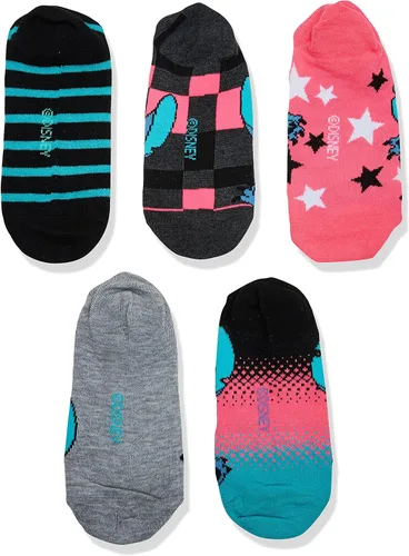 Miniatura 3 de Disney womens Lilo & Stitch 5 Pack No Show Socks