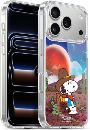 Miniatura 112 de Head Case Designs Funda de gel con licencia oficial de Peanuts Nebula Cactus Needles Snoopy Space Cowboy [protección de grado militar] compatible