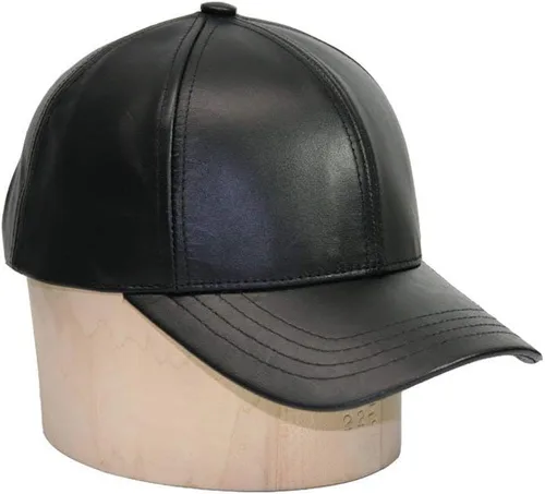 Miniatura 5 de Gorra de béisbol ajustable de piel de vaca genuina fabricada en Estados Unidos