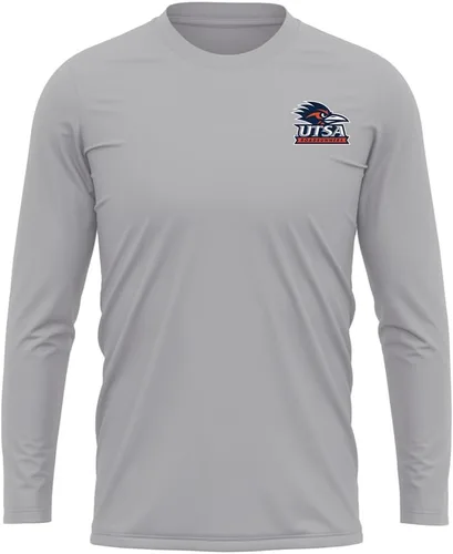 Miniatura 393 de Camisa deportiva de manga larga oficial de la NCAA Collegiate para hombre, con logotipo en el pecho izquierdo, colección Athletic Heather